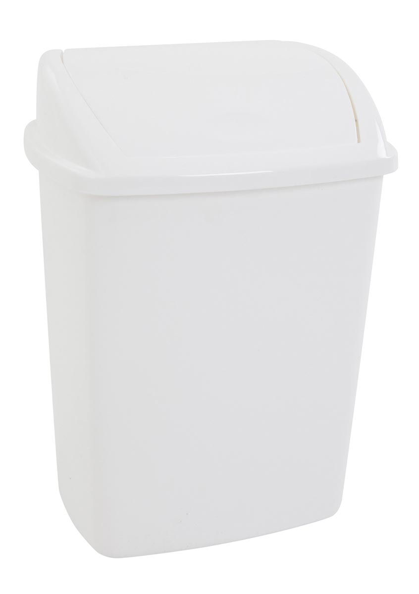 Vuilbak, 26l, wit
