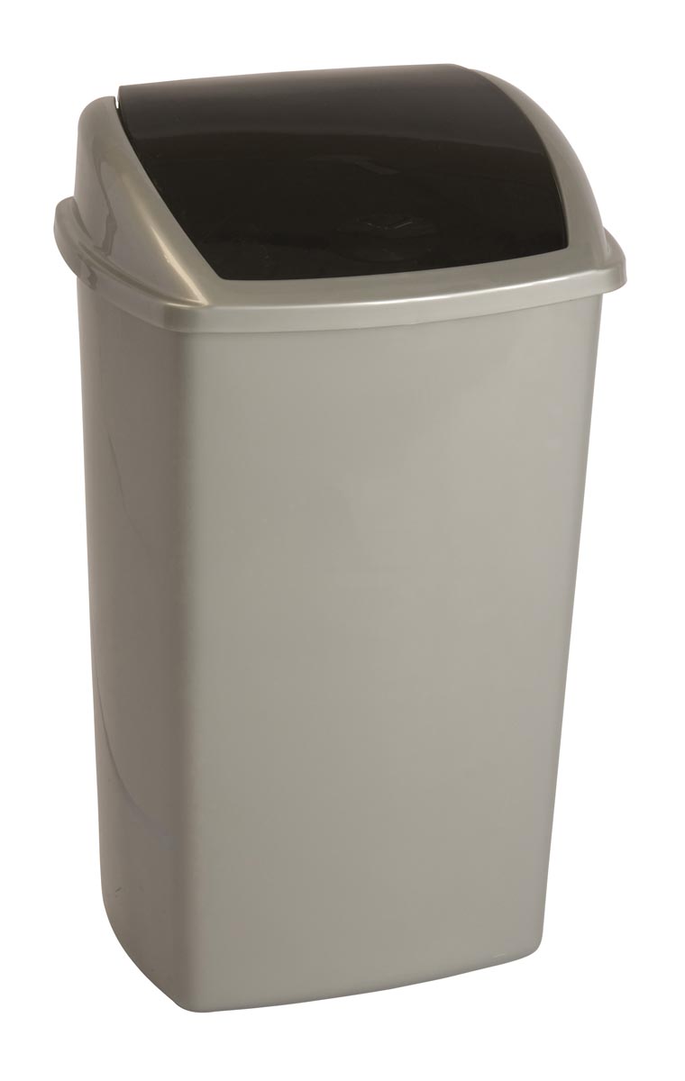 Vuilbak, 50l, grijszwart Vuilbak, 50l, grijszwart
