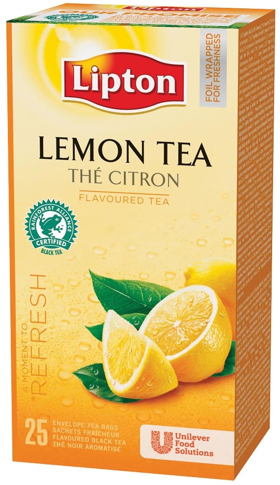 Lipton thee Feel Good Selection, citroen, pak van 25 zakjes afbeelding