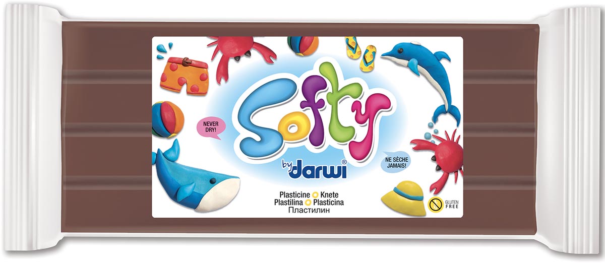 Darwi boetseerpasta Softy bruin afbeelding