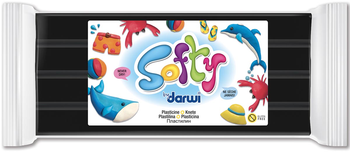 Darwi boetseerpasta Softy zwart afbeelding