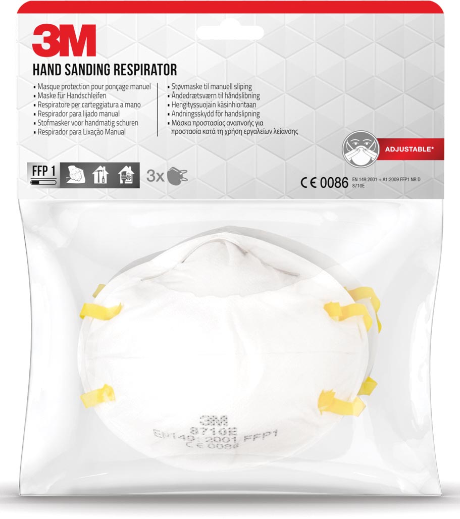 3M Fijnstofmasker Cupvorm Ffp1 Blister Van 3 Stuks huismerk kopen in de aanbieding