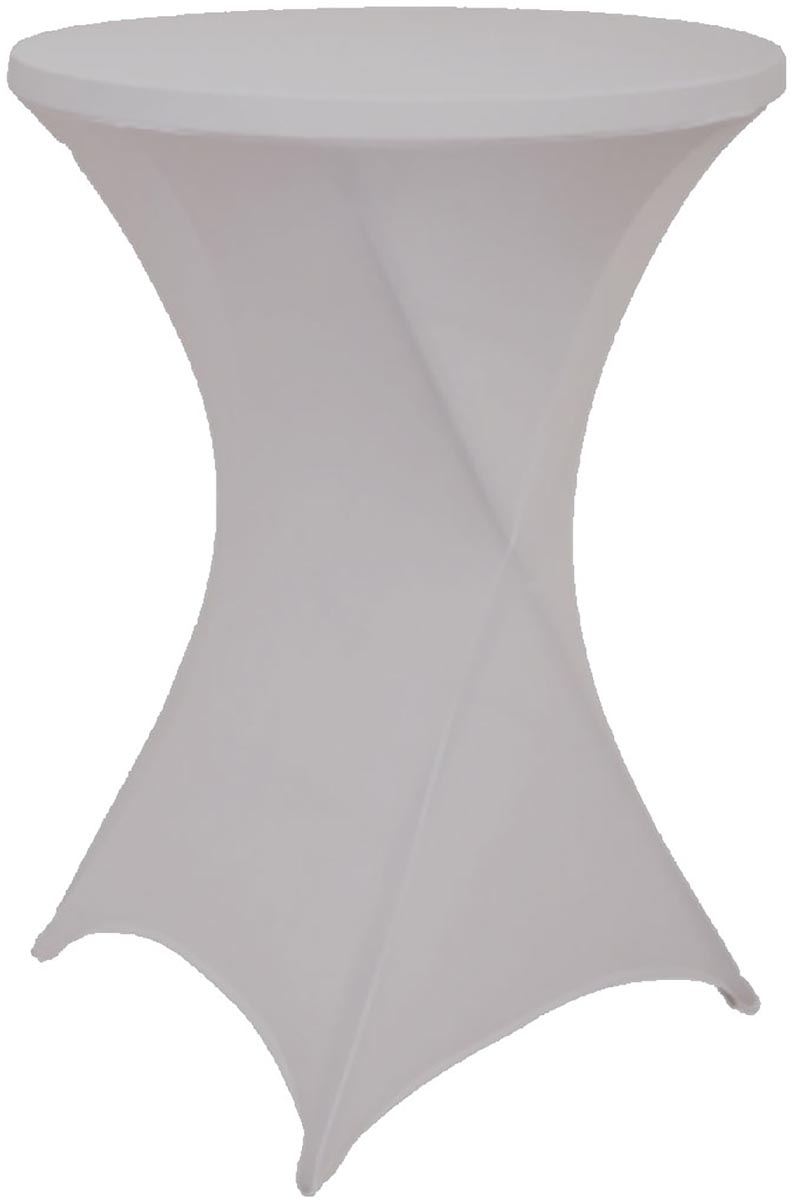 Hoes voor statafel, diameter 80 cm, grijs afbeelding