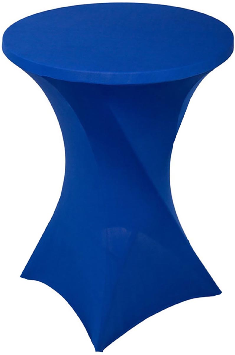 Hoes voor statafel, diameter 80 cm, blauw afbeelding