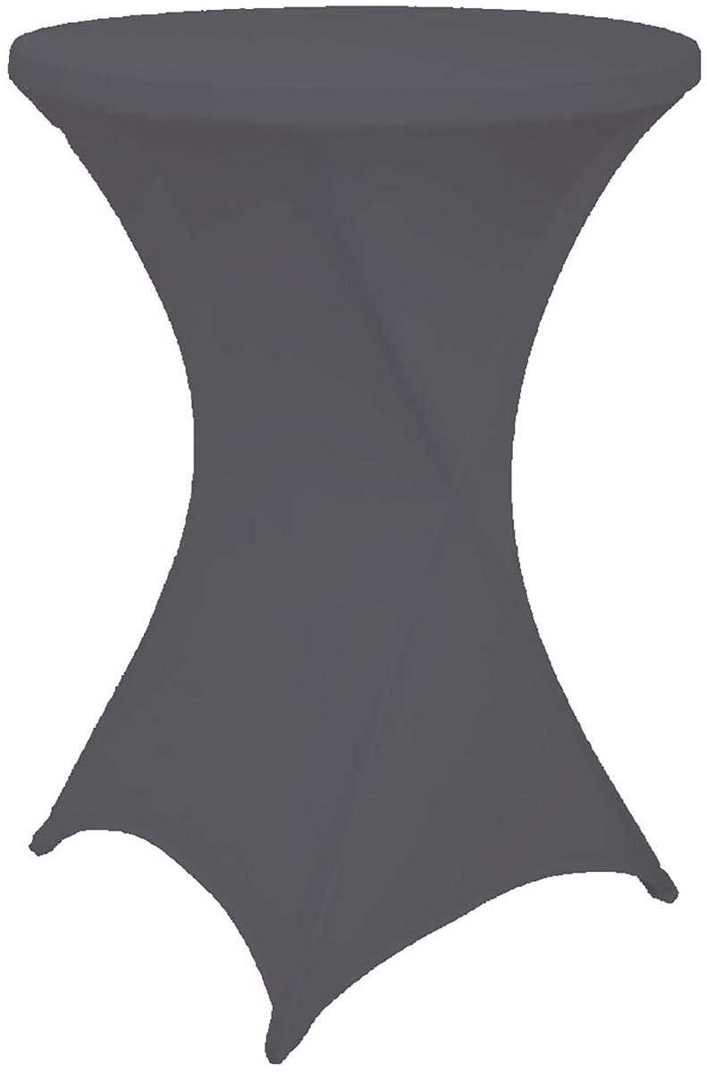 Hoes voor statafel, diameter 80 cm, antraciet-grijs afbeelding