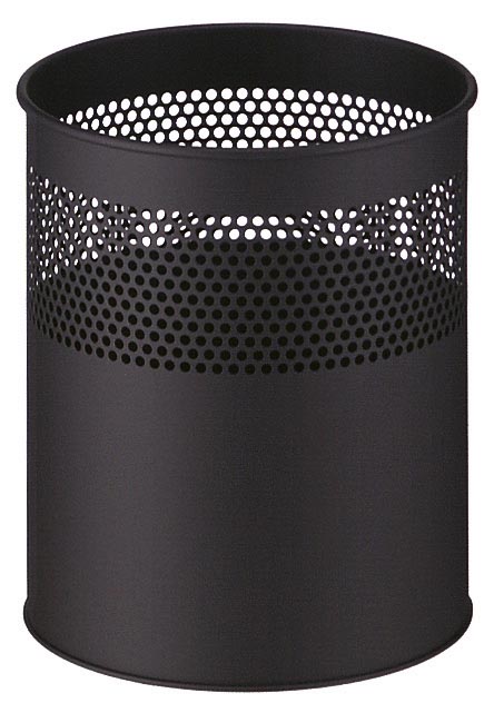 Half-geperforeerde papierbak 15 l, zwart Half-geperforeerde papierbak 15 l, zwart