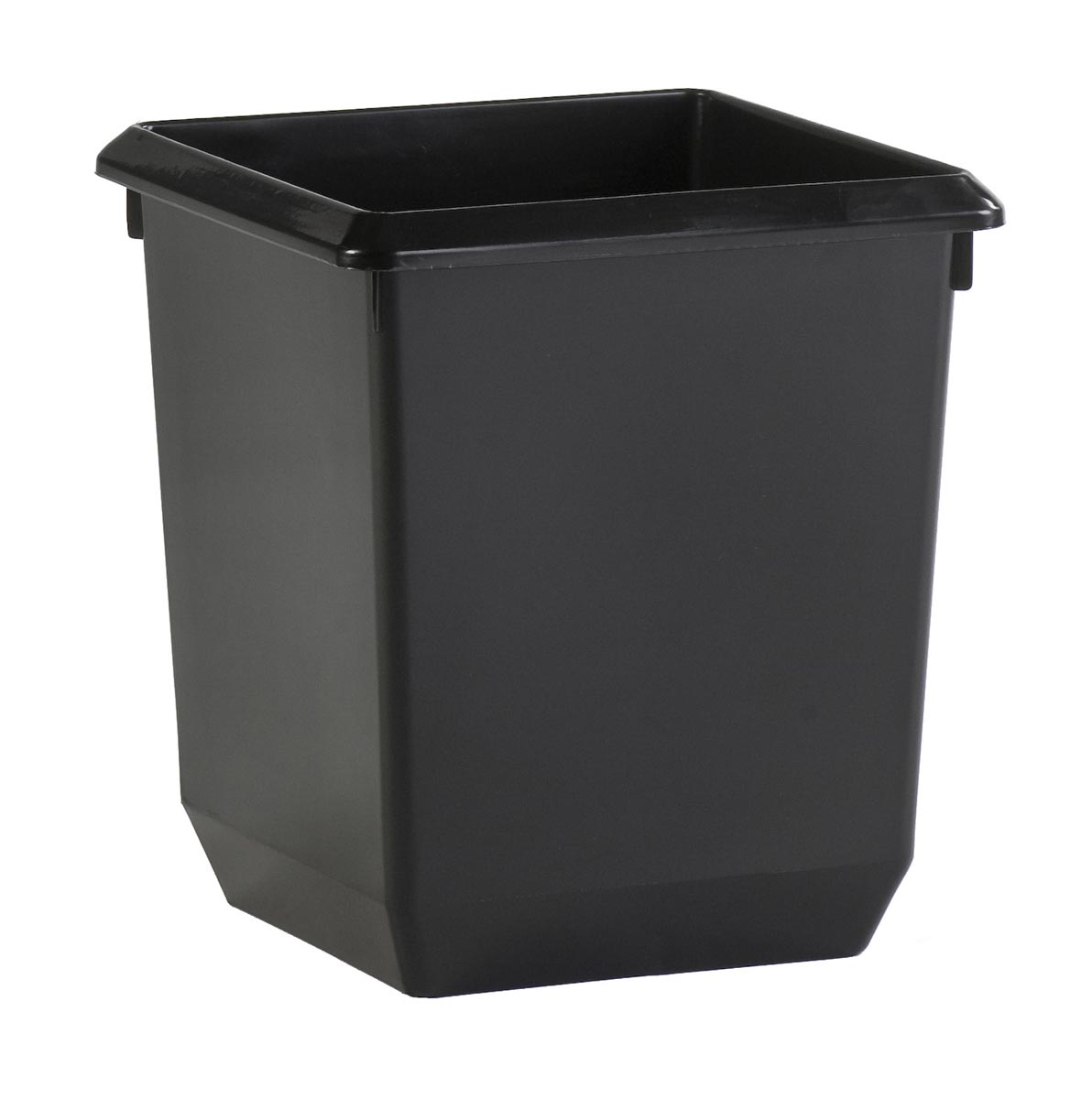 V-part vierkant tapse papierbak 21 l, zwart V-part vierkant tapse papierbak 21 l, zwart