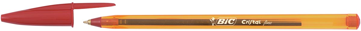 Bic balpen Cristal Fine rood Bic balpen Cristal Fine rood