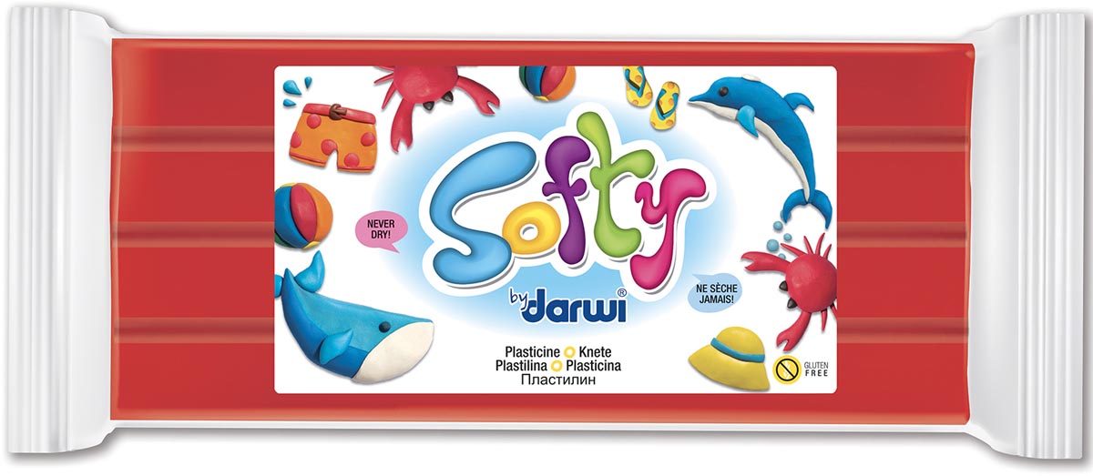 Darwi boetseerpasta Softy rood afbeelding
