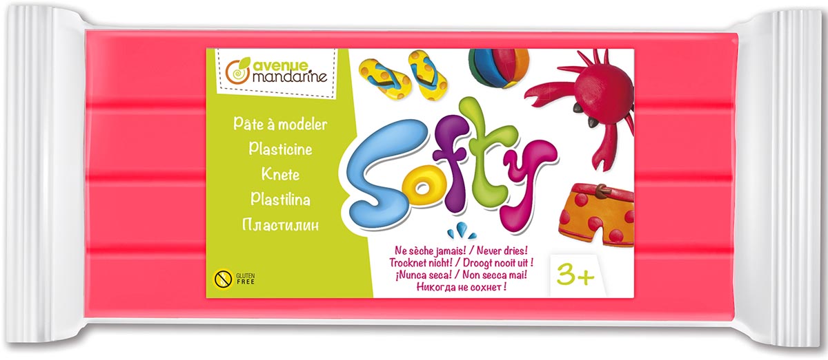 Darwi boetseerpasta Softy roze afbeelding
