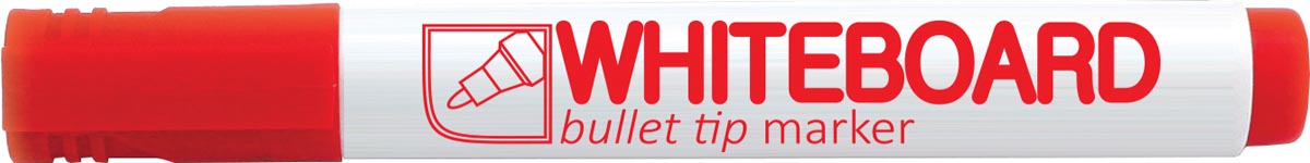 Crown whiteboardmarker rood