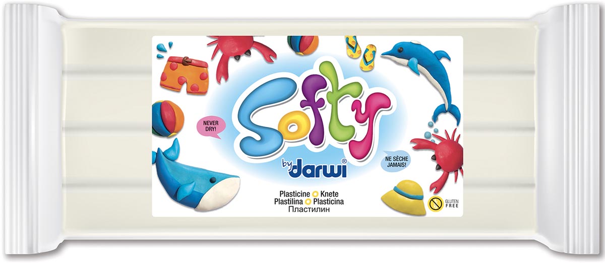 Darwi boetseerpasta Softy wit afbeelding