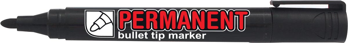 Crown permanent marker, ronde punt, schrijfbreedte 1 - 3 mm, zwart