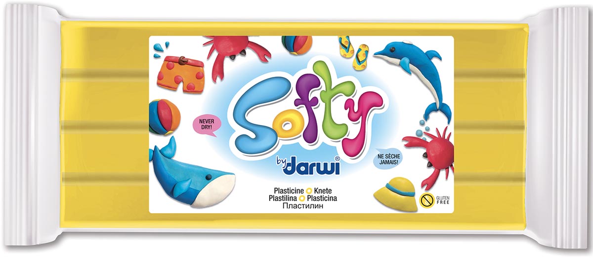 Darwi boetseerpasta Softy geel afbeelding