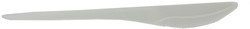 Conpax Folia mes, herbruikbaar, uit CPLA, 19 cm, wit, pak van 50 stuks