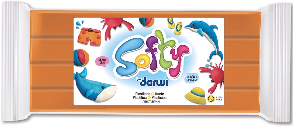 Darwi boetseerpasta Softy oranje afbeelding