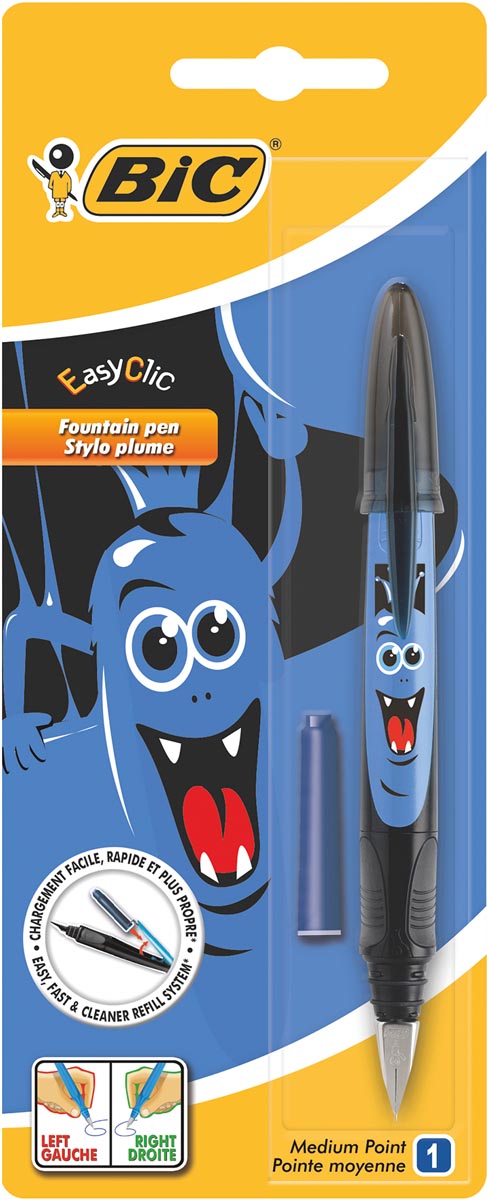 Bic vulpen Easy Clic Monster, blister met 1 stuk