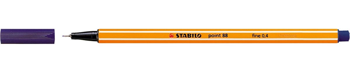 STABILO point 88 fineliner, nachtblauw