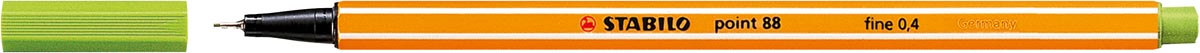 STABILO point 88 fineliner, appelgroen afbeelding