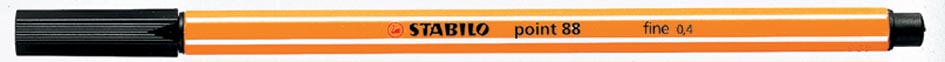 STABILO point 88 fineliner, zwart afbeelding