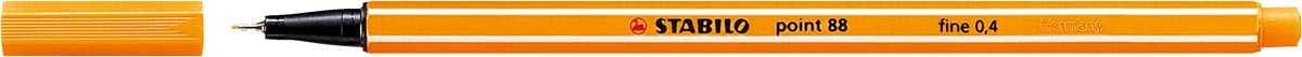 STABILO point 88 fineliner, oranje afbeelding