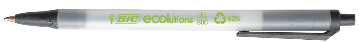 Bic balpen ECOlutions Clic Stic zwart