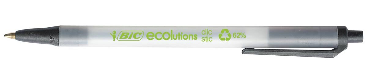 Bic balpen ECOlutions Clic Stic zwart