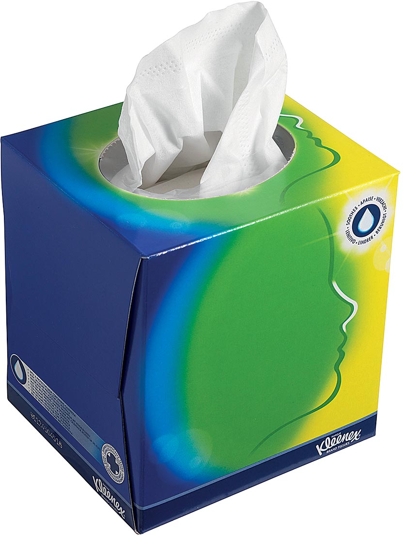 Kleenex gezichts tissues, doos van 56 tissues afbeelding