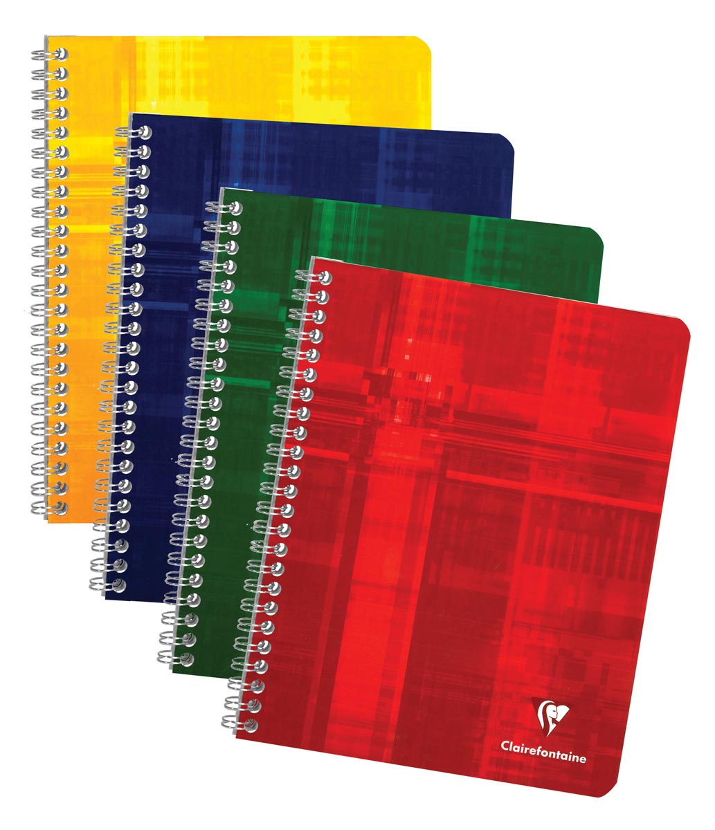 Clairefontaine schrift ft 16,5 x 21 cm, 120 bladzijden, geruit 5/5 mm, met kantlijn afbeelding