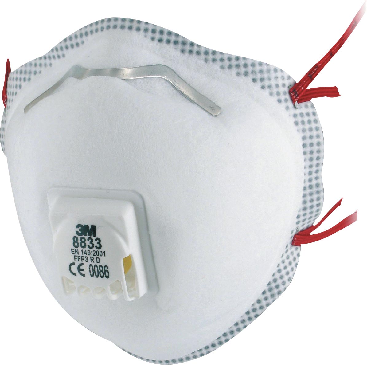 Afbeelding van 3M fijnstofmasker Aura, cupvorm, ventil, FFP3, blister van 2 stuks