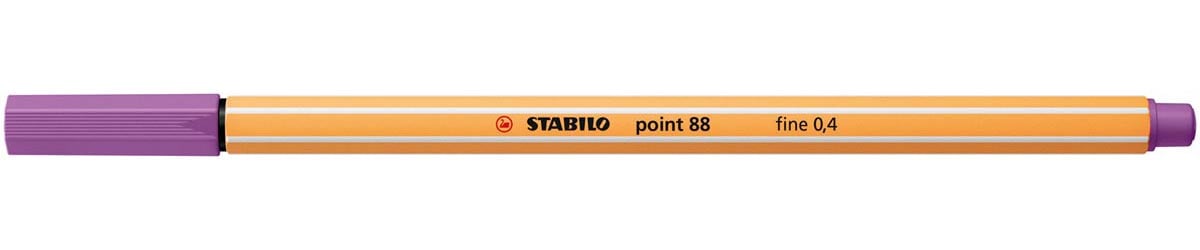STABILO point 88 fineliner, plum (pruimpaars)