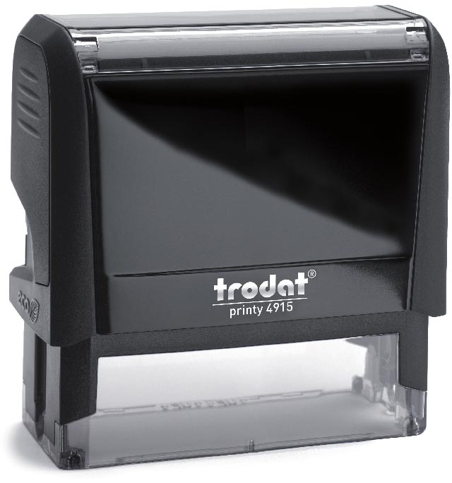 Trodat Printy tekststempel, met voucher Printy 4915, ft 70 x 25 mm, op blister afbeelding