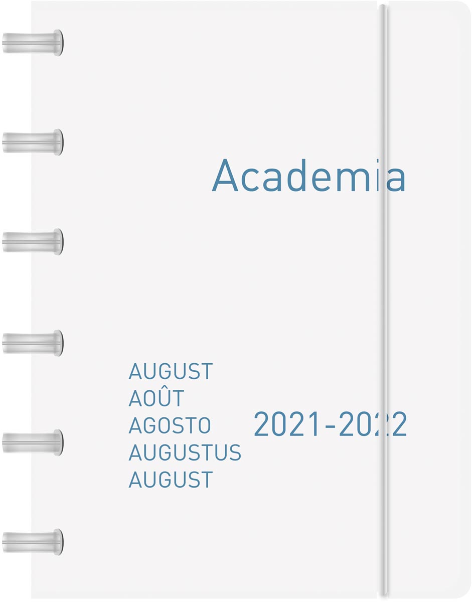 Adoc schoolagenda Academia ADOC PP 800 micron, color, geassorteerde kleuren, 2021-2022 Adoc schoolagenda Academia ADOC PP 800 micron, color, geassorteerde kleuren, 2021-2022