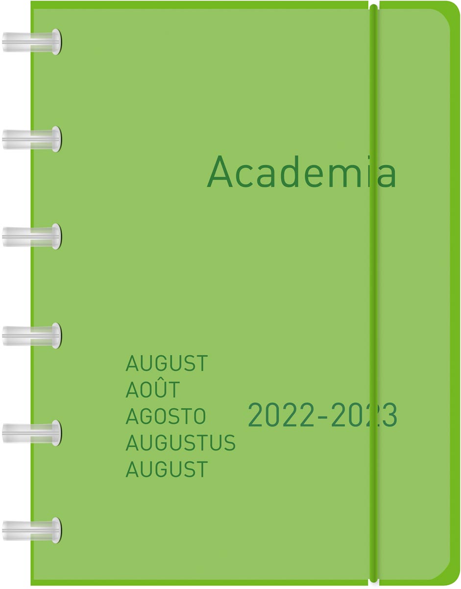 Adoc schoolagenda Academia ADOC PP 800 micron, color, geassorteerde kleuren, 2022-2023 Adoc schoolagenda Academia ADOC PP 800 micron, color, geassorteerde kleuren, 2022-2023