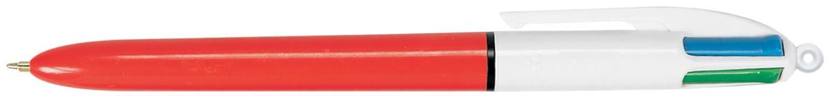 Bic Colours Original Fine 4-kleurenbalpen, fijn, klassieke inktkleuren, oranje, met EAN code afbeelding