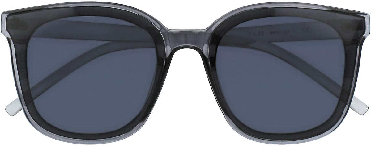 Silac Sun zonnebril Black Transparent, zwart afbeelding
