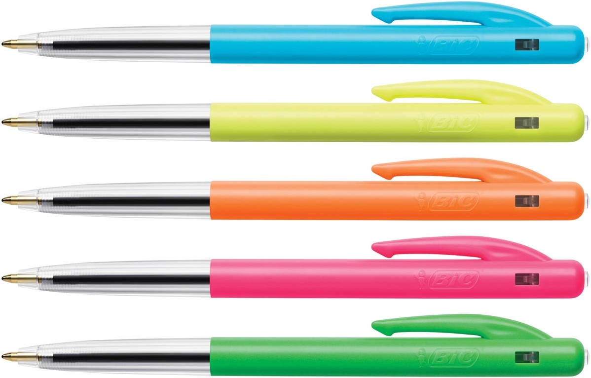 Bic stylo bille M10 Clic Colors, boîte de 50 pièces bij VindiQ Office