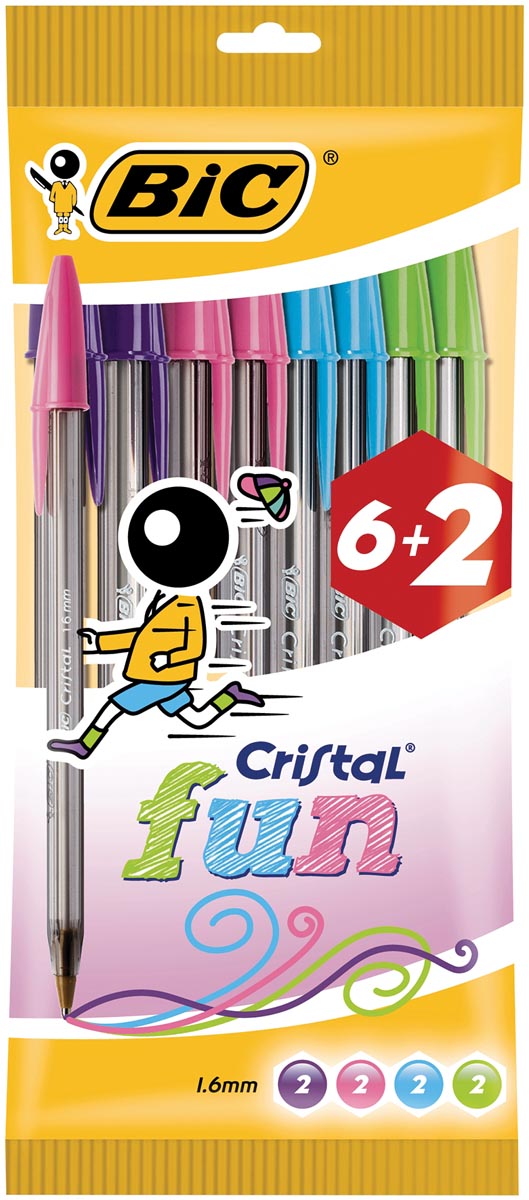 Bic Balpen Cristal Fashion afbeelding