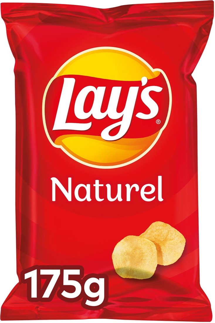 Lay's Chips Naturel, zak van 175 g bij VindiQ Office