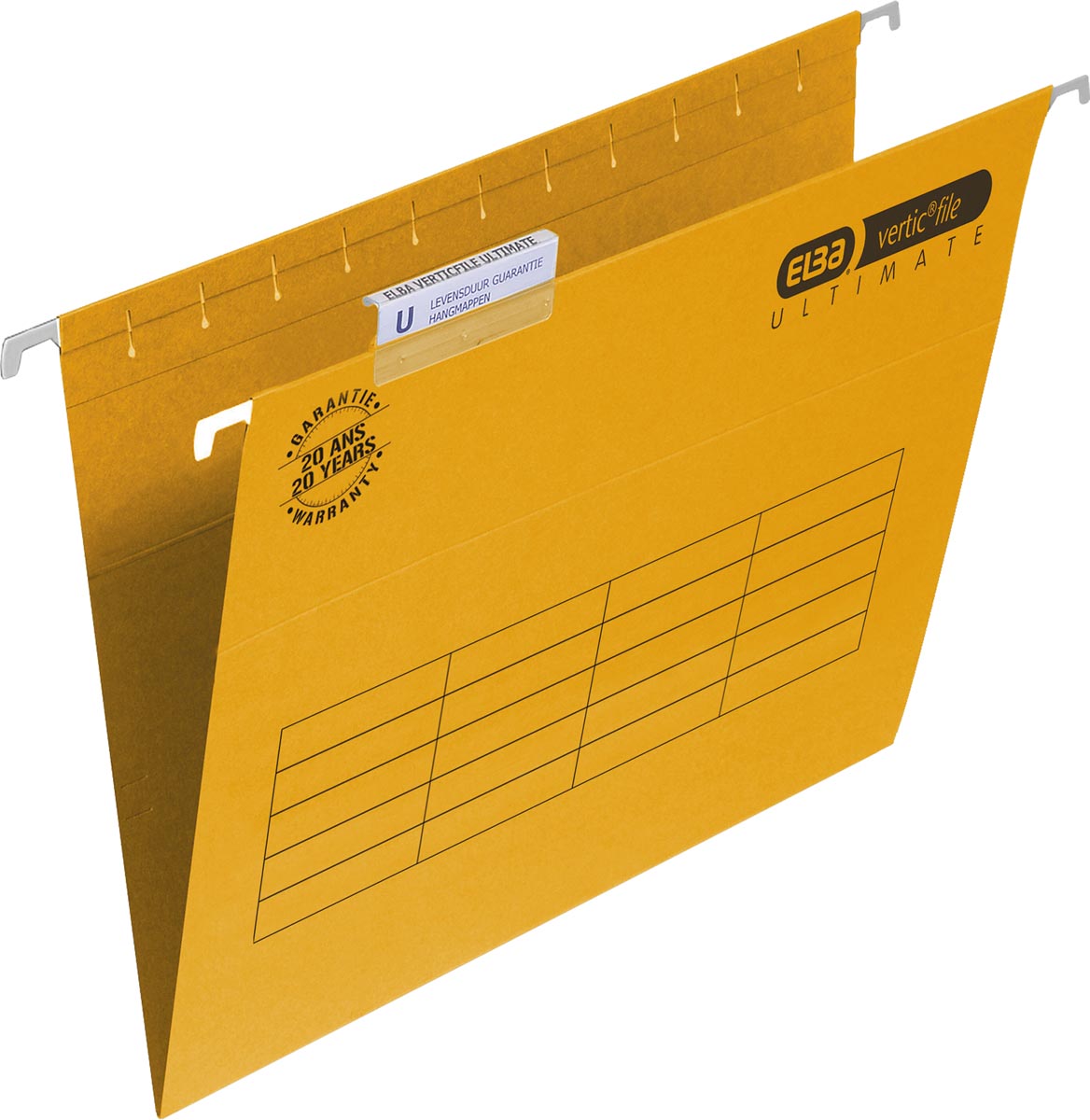 Elba hangmappen voor laden Verticfile Ultimate geel