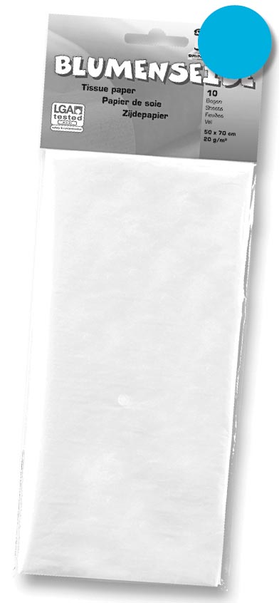 Folia zijdepapier blauw Folia zijdepapier blauw