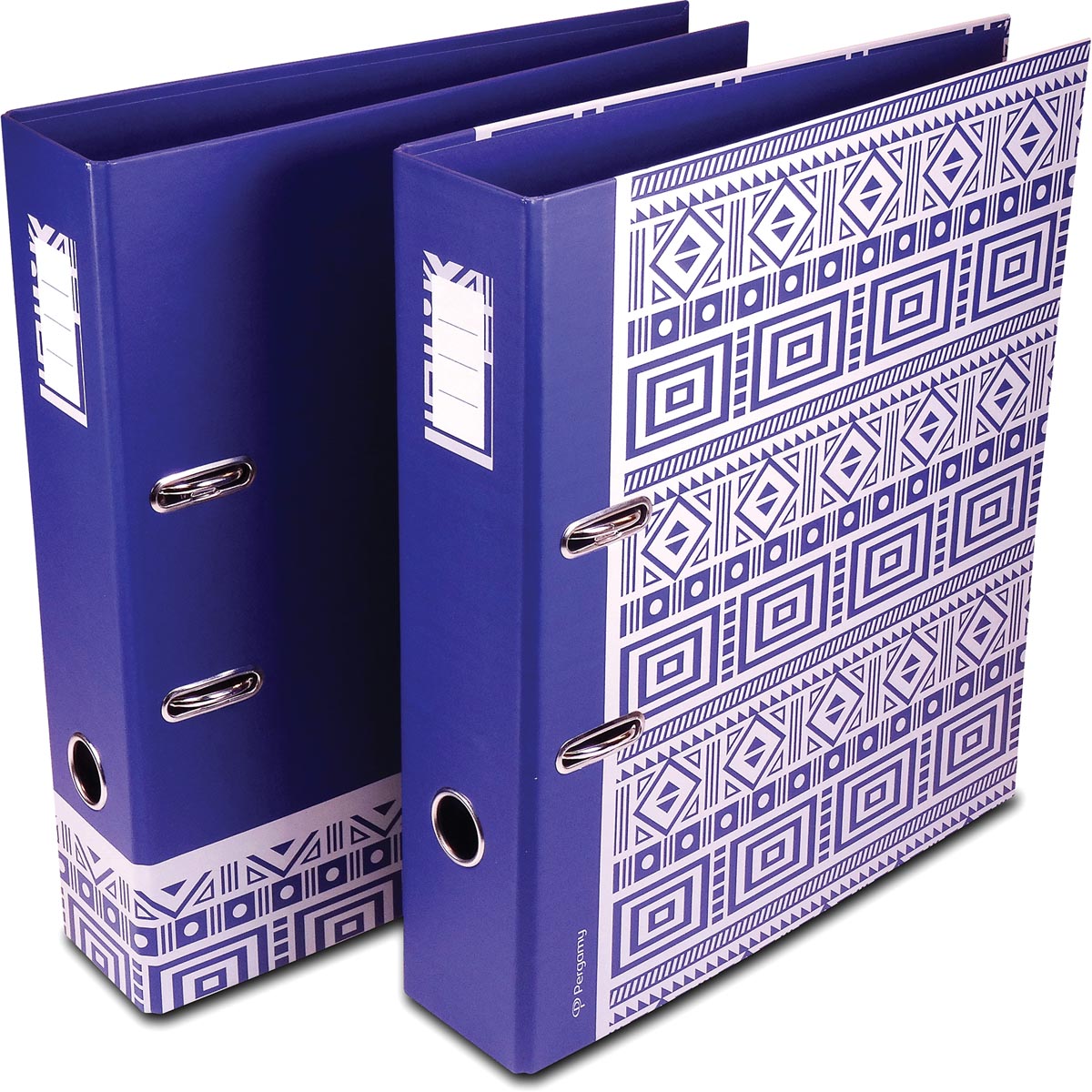 Pergamy Ethnic ordner ft A4, blauw