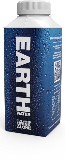 EARTH water, tetra fles van 33 cl, pak van 24 stuks afbeelding
