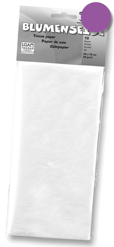 Folia zijdepapier lila afbeelding