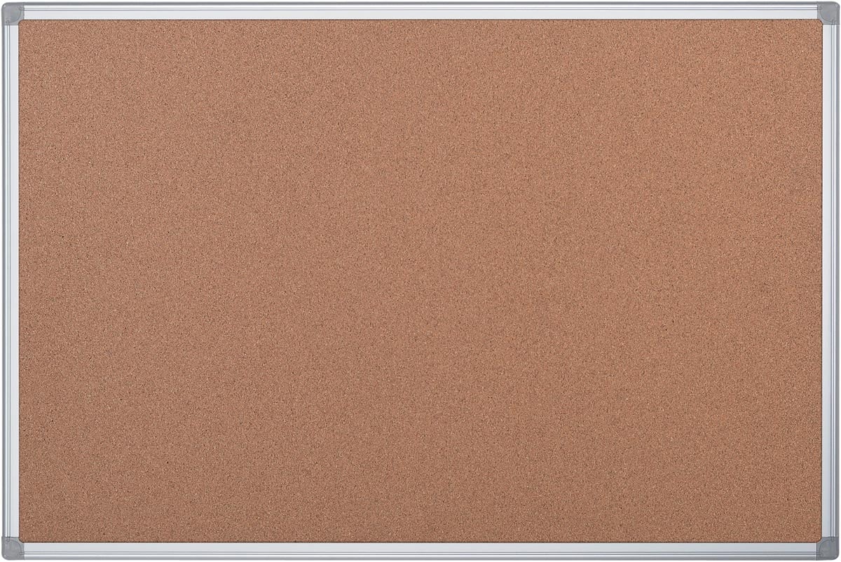 Pergamy kurkbord met aluminium frame ft 120 x 90 cm afbeelding
