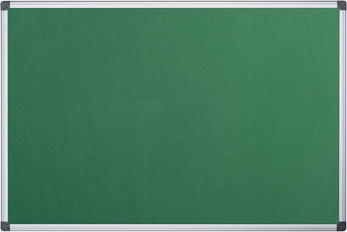 Pergamy textielbord met aluminium frame ft 90 x 120 cm, groen