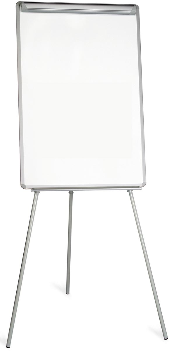 Pergamy Essential niet-magnetische flipchart met papierklem ft 107 x75 cm