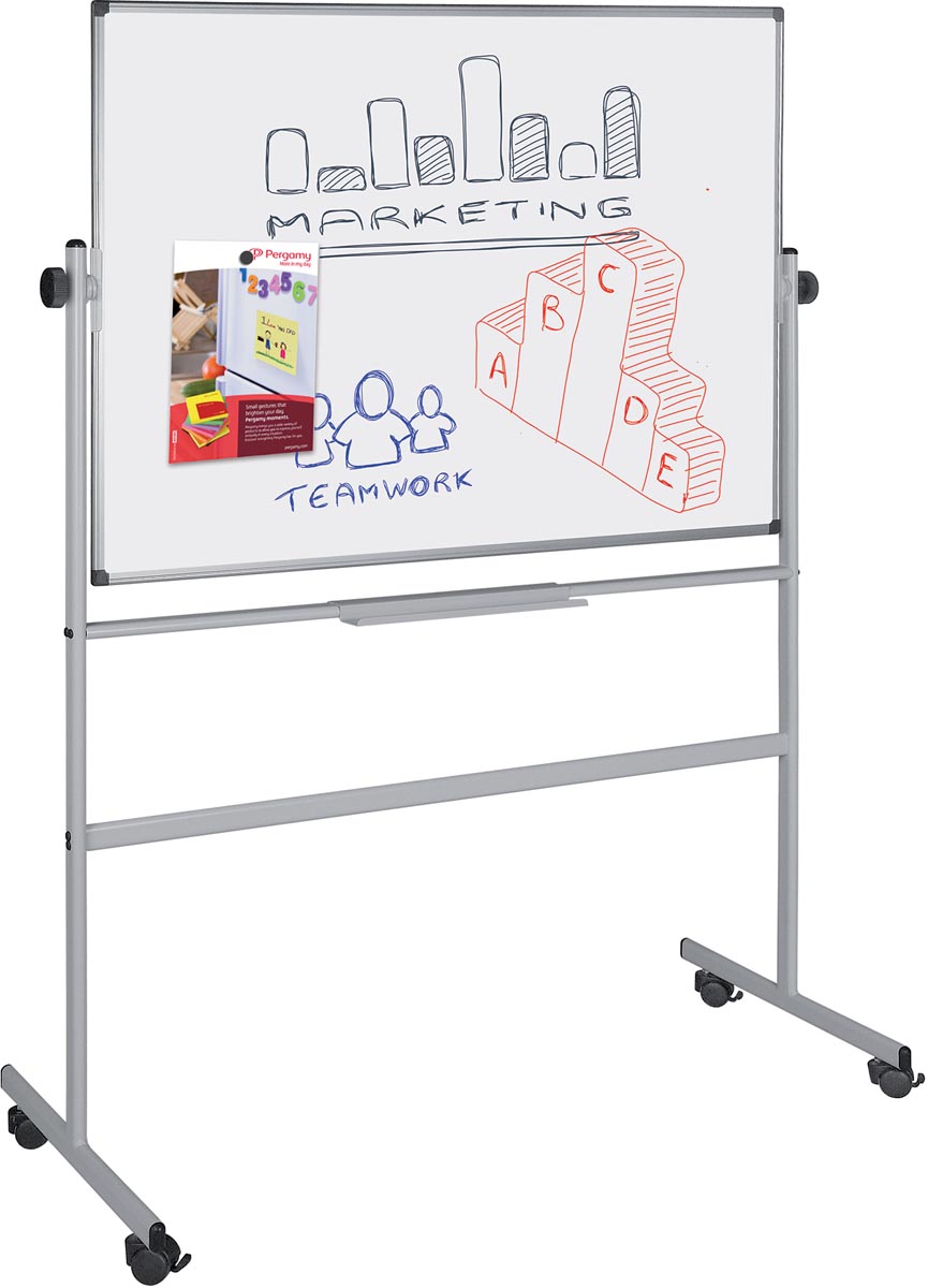 Pergamy Excellence emaille magnetisch kantelbord ft 150 x 120 cm
