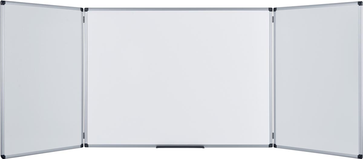 Pergamy Excellence emaille trio whiteboard ft 90 x 60 cm (gesloten)