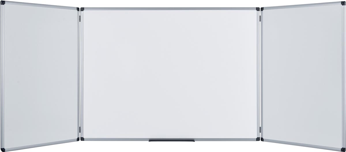 Pergamy Excellence emaille trio whiteboard ft 120 x 90 cm (gesloten) afbeelding